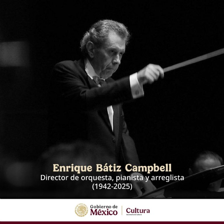 Secretaría de Cultura del Gobierno de México lamenta el fallecimiento del artista 