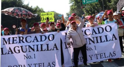 Comerciantes de mercados colapsan la CDMX: Realizan marchas en diferentes puntos