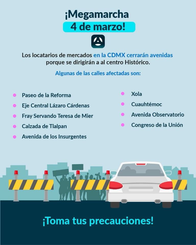 Marchas masivas en CDMX