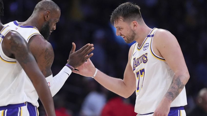 LeBron y los Lakers están más que felices con el canje de Doncic a Los Ángeles