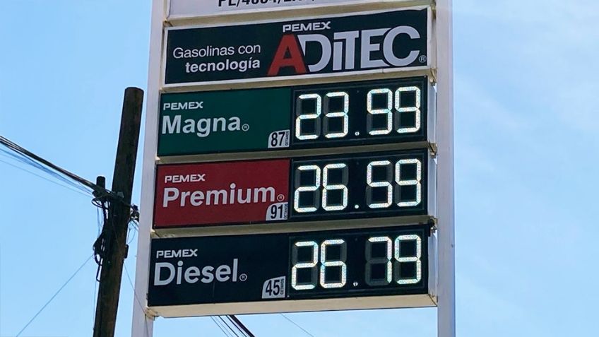 Tras convenio, gasolina en Ciudad Obregón varía entre 23.99 y 25.59 pesos por litro
