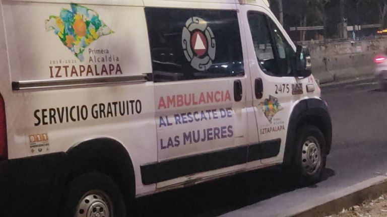 Motociclista aplastado en Iztapalapa
