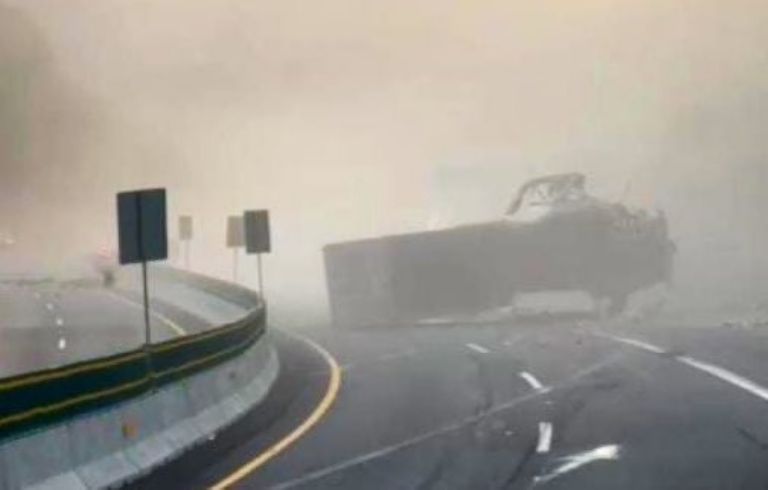 Accidente en la autopista México-Cuautla