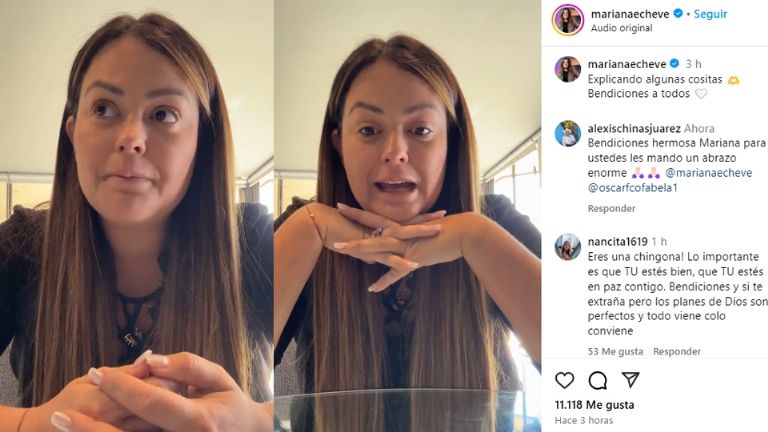 Mariana Echeverría reapareció en sus redes sociales