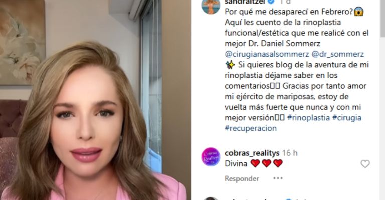 Sandra Itzel se somete a cirugía y casi pierde la vida por esta infección