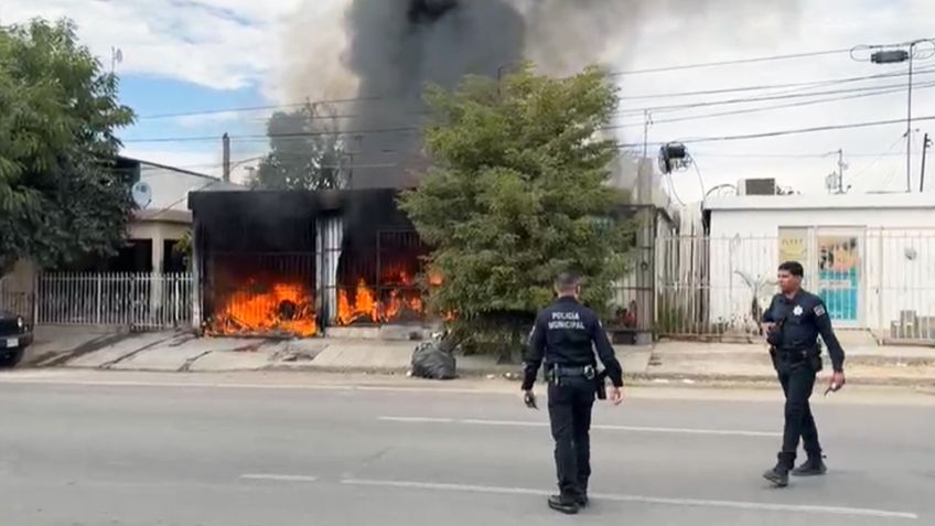 Fuego consume una vivienda en Hermosillo; investigan las causas del fuerte incendio