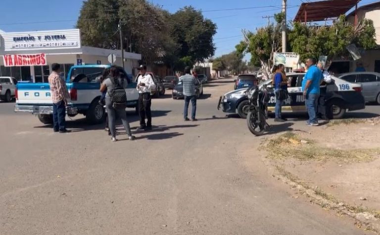 El lugar donde ocurrió el accidente vehicular