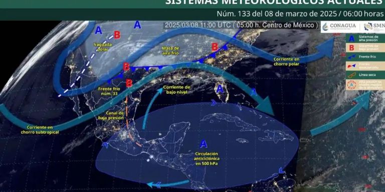 Clima en Sonora hoy 8 de marzo
