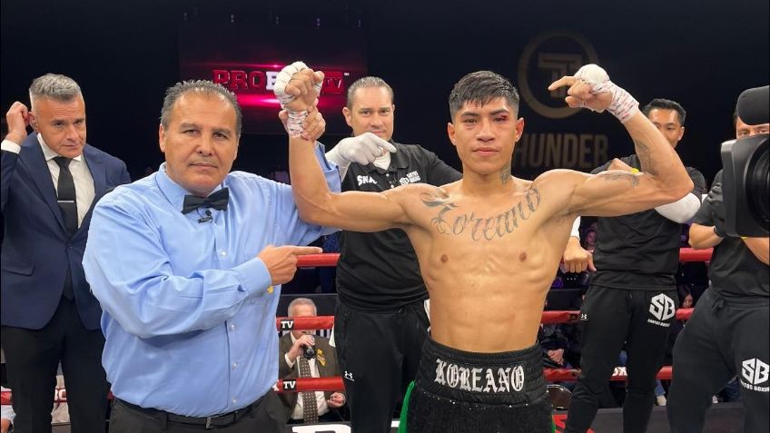 El cajemense Luis 'Koreano' Torres tiene sólido debut en Estados Unidos; noquea a Nicholas Walters