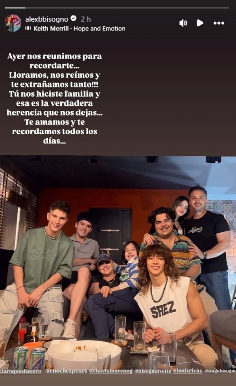 Alex Bisogno presumió reunión con último novio de Daniel