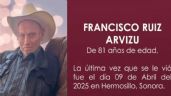 Foto ilustrativa de la nota titulada Localizan con vida a Francisco Ruiz Arvizu, adulto mayor desaparecido en Hermosillo