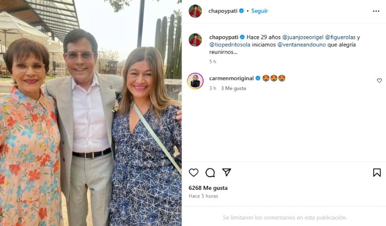 Martha Figueroa se reencontró con Pati Chapoy