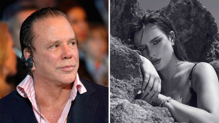 Bella Thorne acusa de agresión sexual al actor Mickey Rourke durante rodaje de ‘Girl’