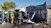 Foto ilustrativa de la nota titulada Fuerte accidente en Tecámac, Edomex, deja cinco muertos: Combi se impacta con camión