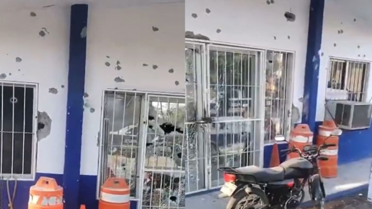 Balean comandancia de la Policía en Culiacán y asesinan a un oficial