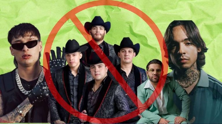 Natanael Cano Peso Pluma y otros artistas afectados por el veto a los narcocorridos en México