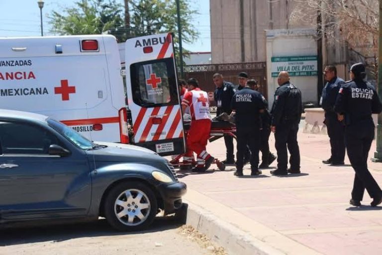 La víctima fue trasladada a un hospital de Hermosillo