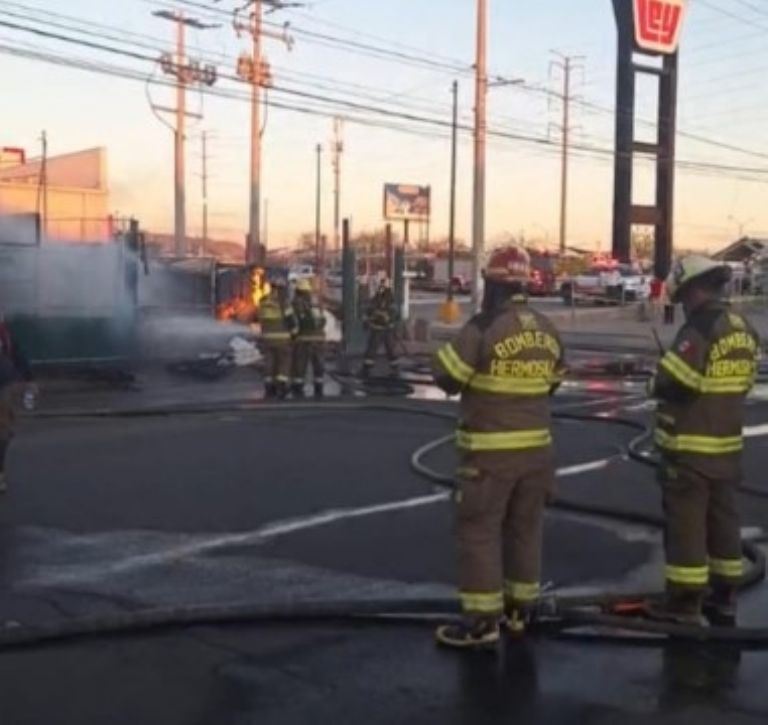 Elementos de Bomberos lograron sofocar las llamas