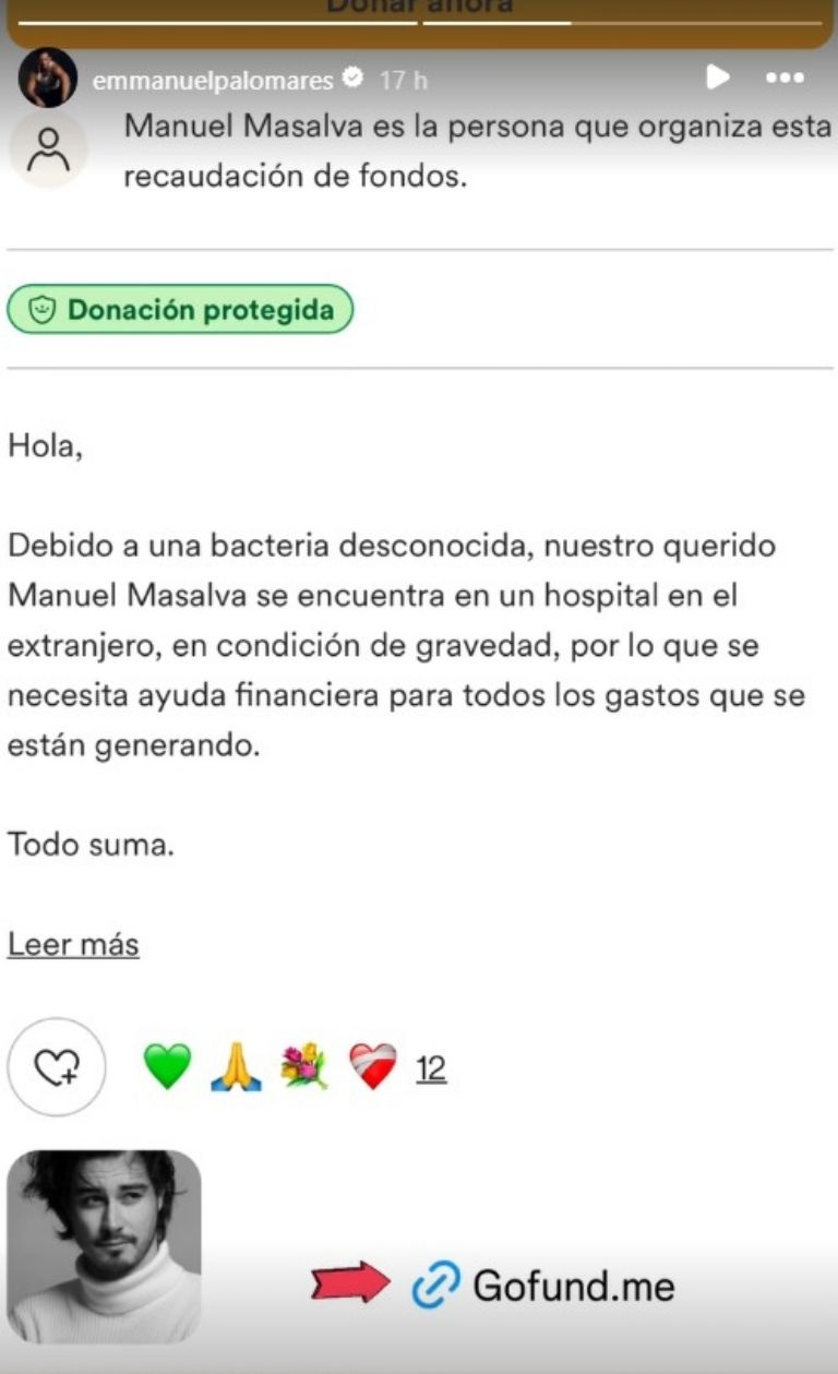 Piden ayuda para gastos médicos de Manuel Masalva