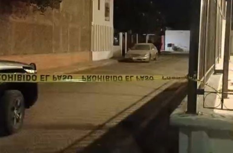 El lugar donde fue abandonado el cuerpo del hombre