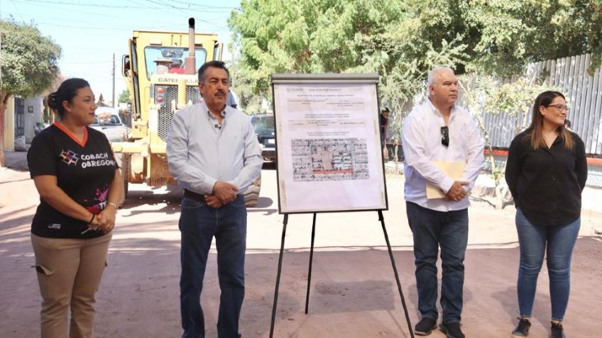 Ciudad Obregón: Lamarque invierte 5 mdp en obras para beneficio de 20 mil habitantes 