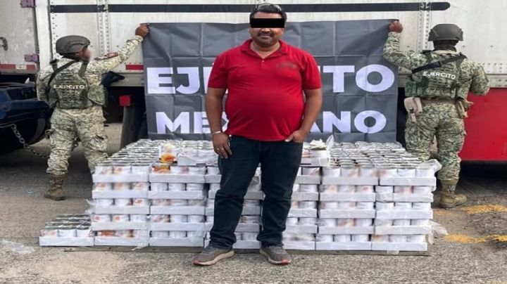 Operación Frontera Norte: Detienen a conductor con 427 kilos de droga escondida en latas