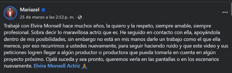 La mejor conocida como Mariazel tiene un aproximado de ocho millones de seguidores 