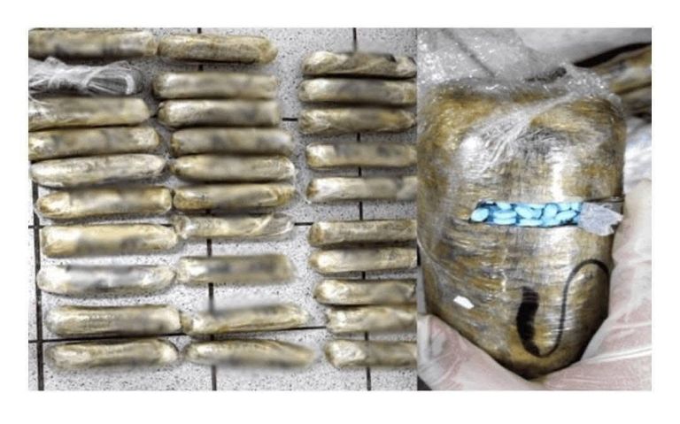 Traían 30 paquetes que contenían pastillas de Fentanilo