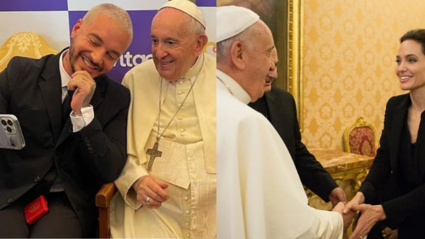 Carlos Rivera, Cynthia Rodríguez y otros artistas que estuvieron con el Papa Francisco