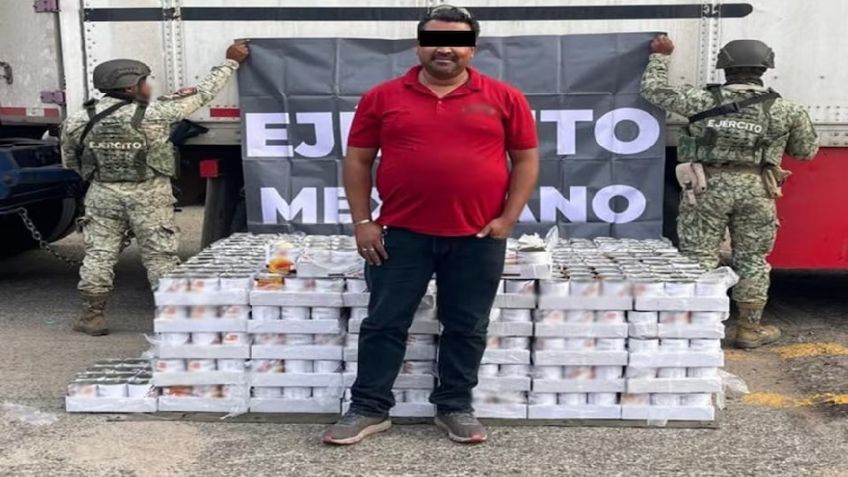 Operación Frontera Norte: Detienen a conductor con 427 kilos de droga escondida en latas