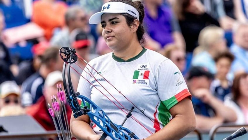 La arquera mexicana Andrea Becerra es la número uno del ranking mundial de Tiro con Arco