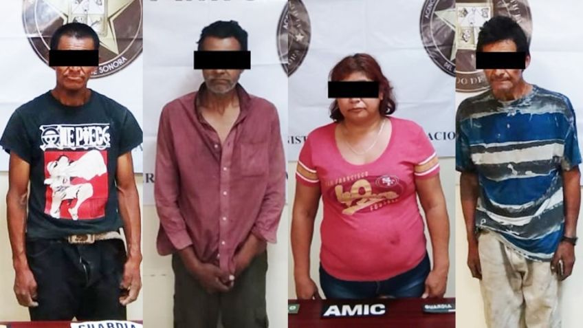 Sorprenden a cuatro personas con droga al norte de Sonora; llevaban crystal y marihuana