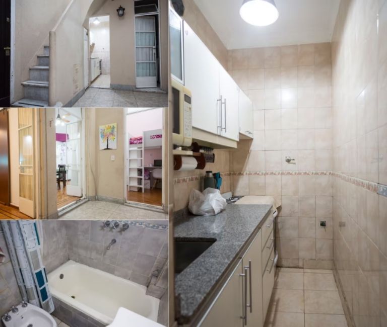 Distribución de la casa de la casa donde nació el Papa Francisco