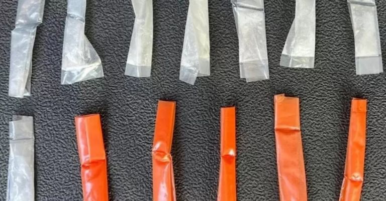 Droga asegurada en operativo por elemento canino