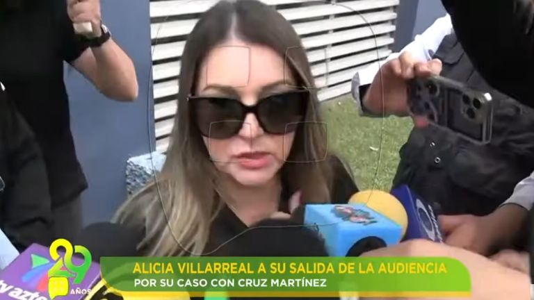 Alicia Villarreal reafirma su acusación contra Cruz Martínez