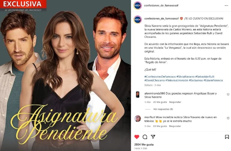 Silvia Navarro volvería a Televisa