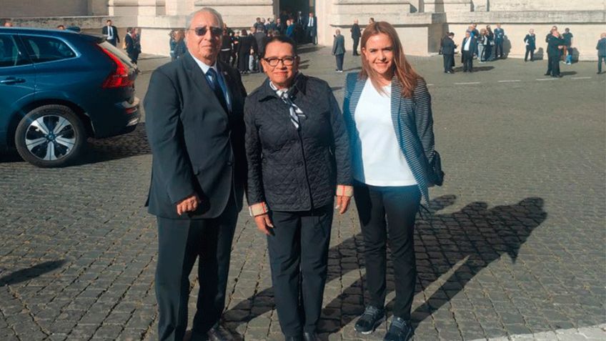 Icela Rodríguez llega al Vaticano en nombre de Sheinbaum para funeral del Papa Francisco