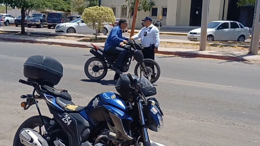 Tránsito Municipal de Navojoa inicia operativo de prevención a motociclistas