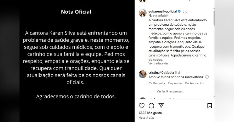 Fallece a los 17 años Karen Silva, estrella de La Voz Kids