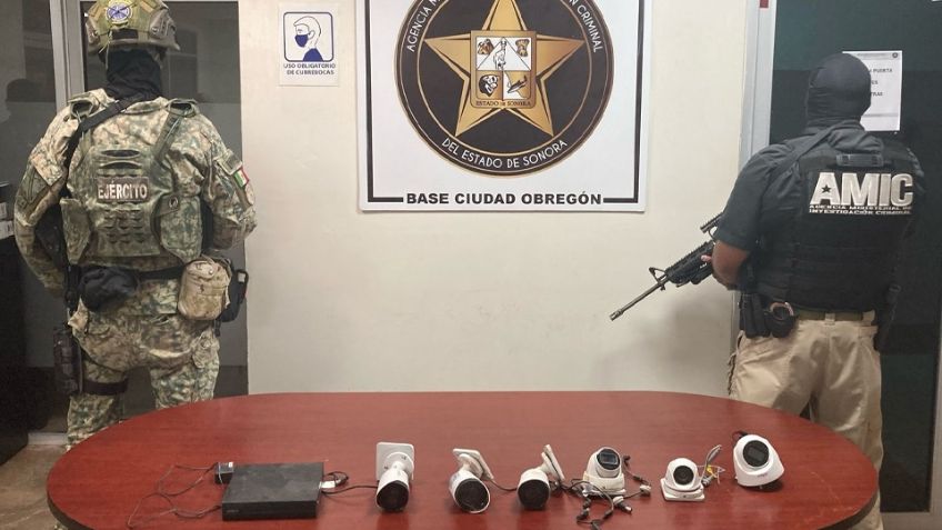 Golpe al crimen organizado en Cajeme: Aseguran seis cámaras de vigilancia en Las Areneras