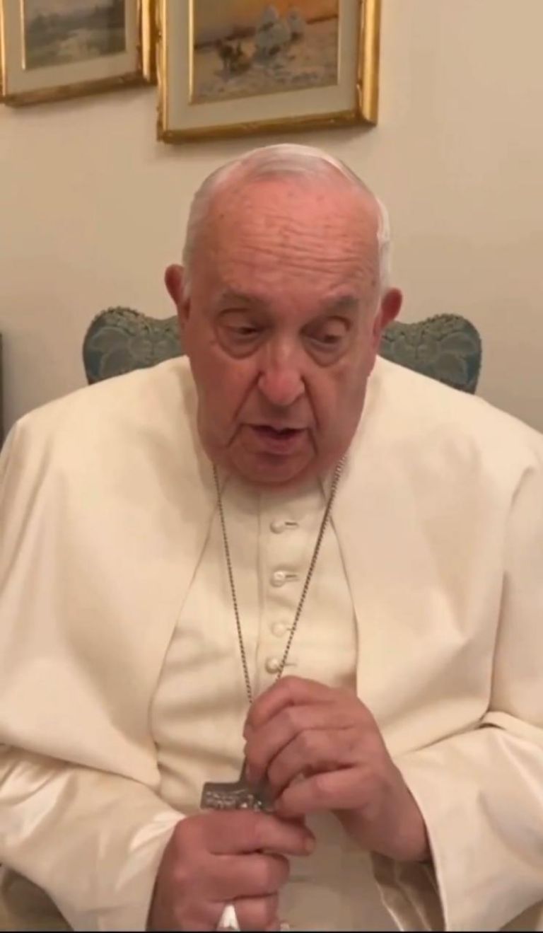 Video del Papa Francisco grabado el 8 de enero de 2025 