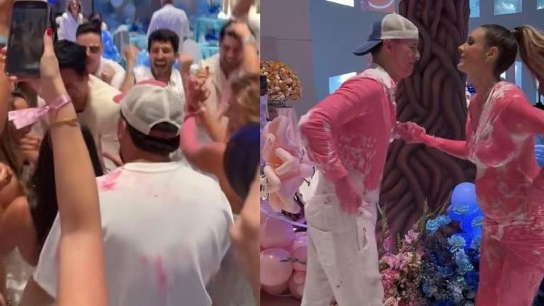 Hospitalizan a Lele Pons por doble caída durante fiesta de revelación de género de su bebé