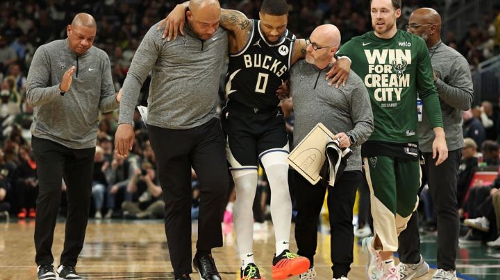 Los Bucks confirman que Lillard tiene un desgarro en el tendón de Aquiles