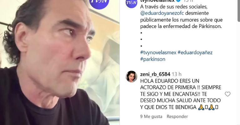 Eduardo Yáñez confirma terrible enfermedad pero desmiente el parkinson