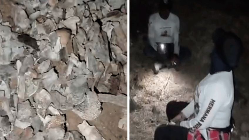 Guerreros Buscadores hallan supuestos restos humanos calcinados en Tlaquepaque, Jalisco