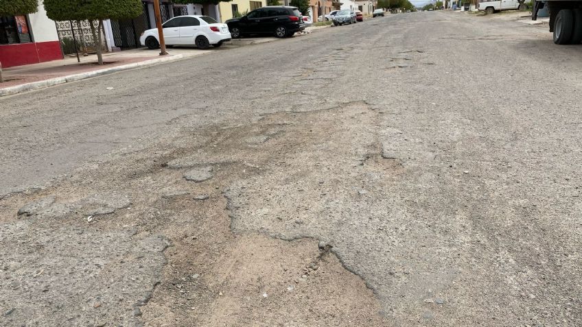 Vecinos de la calle Hidalgo en Navojoa piden su rehabilitación