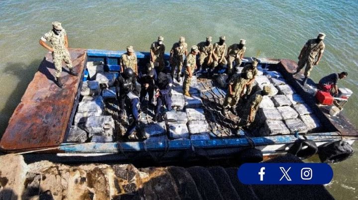 Un mexicano fue detenido en Ecuador con 2 mil 900 kilos de cocaína a bordo de una embarcación atunera