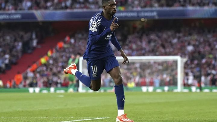 Gol de vestidor de Dembélé le da el triunfo al PSG en su visita al Arsenal