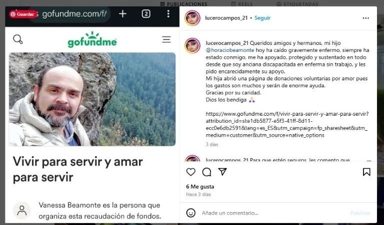 HORACIO BEAMONTE ENFERMO DE LEUCEMIA