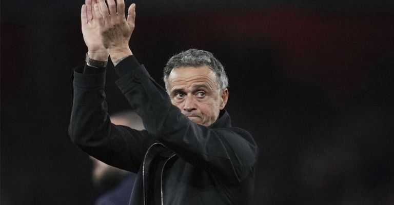 Luis Enrique, feliz con el accionar de su equipo